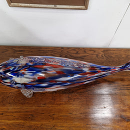 Very Large Mid Century Modern Murano Glass Fish Sculpture