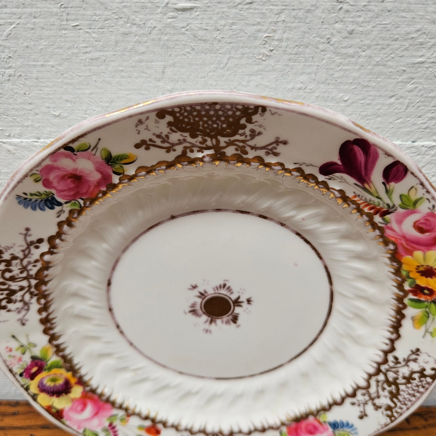 Thos. & Co. Hand Painted Victorian Dish