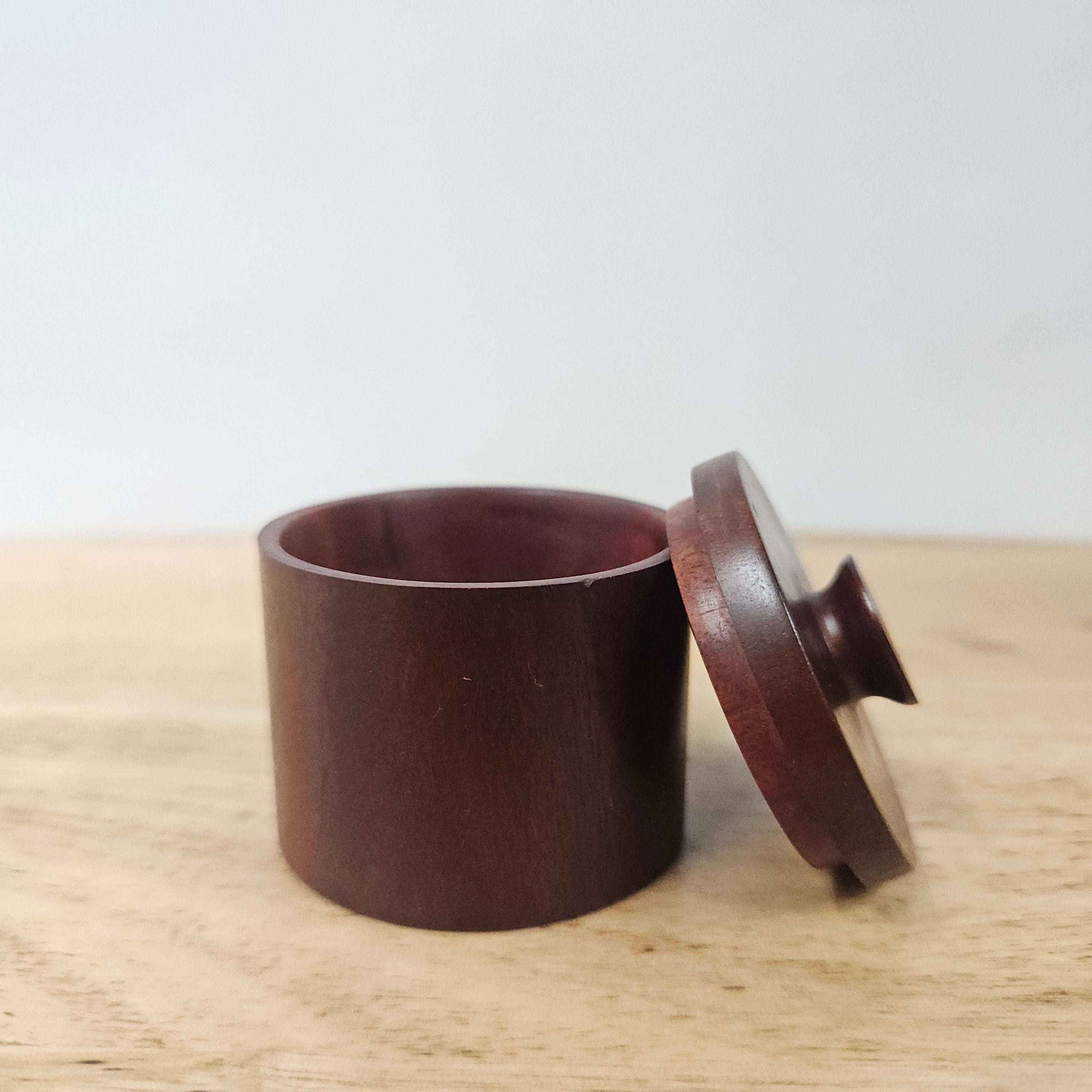 Vintage Treen Red Gum Trinket Box | Antique & Vintage | Moonee Ponds Antiques | Australia Wide Delivery