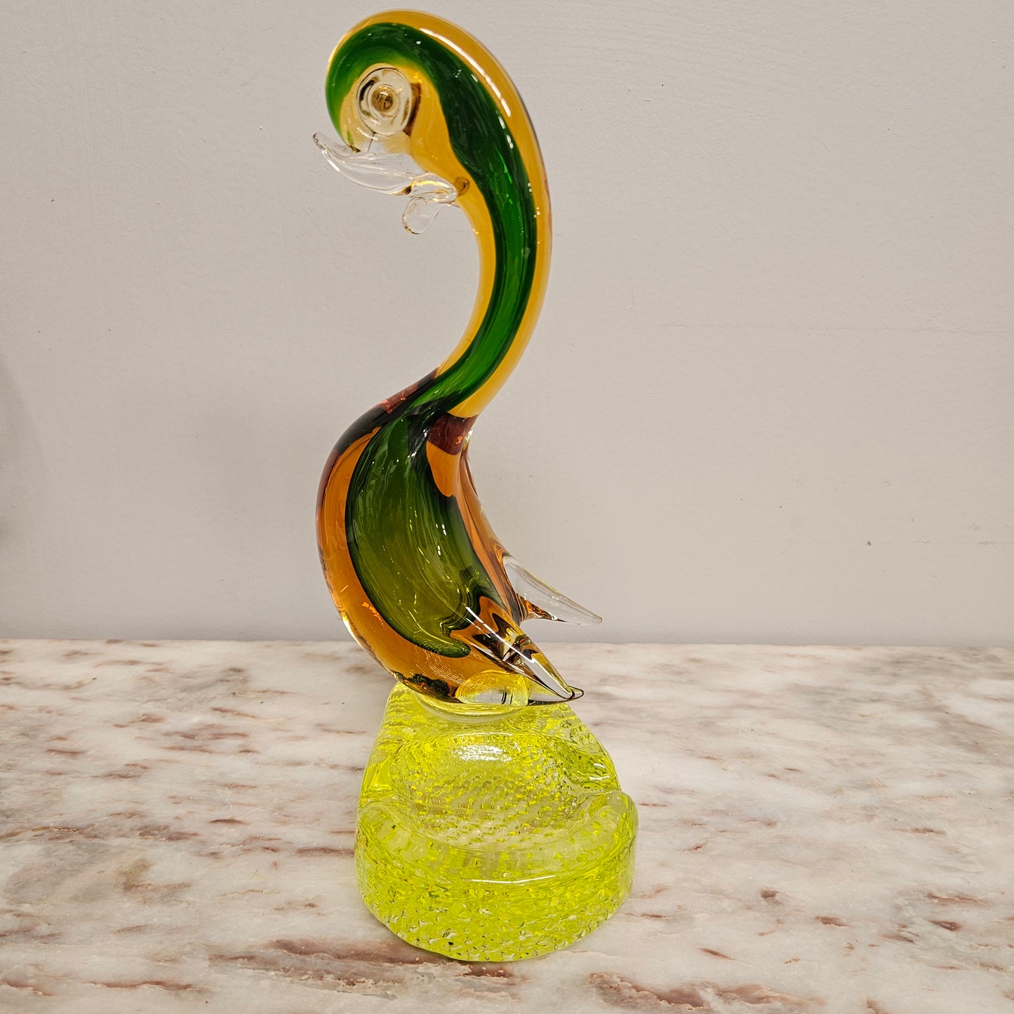 Vintage Murano Glass Duck Ashtray