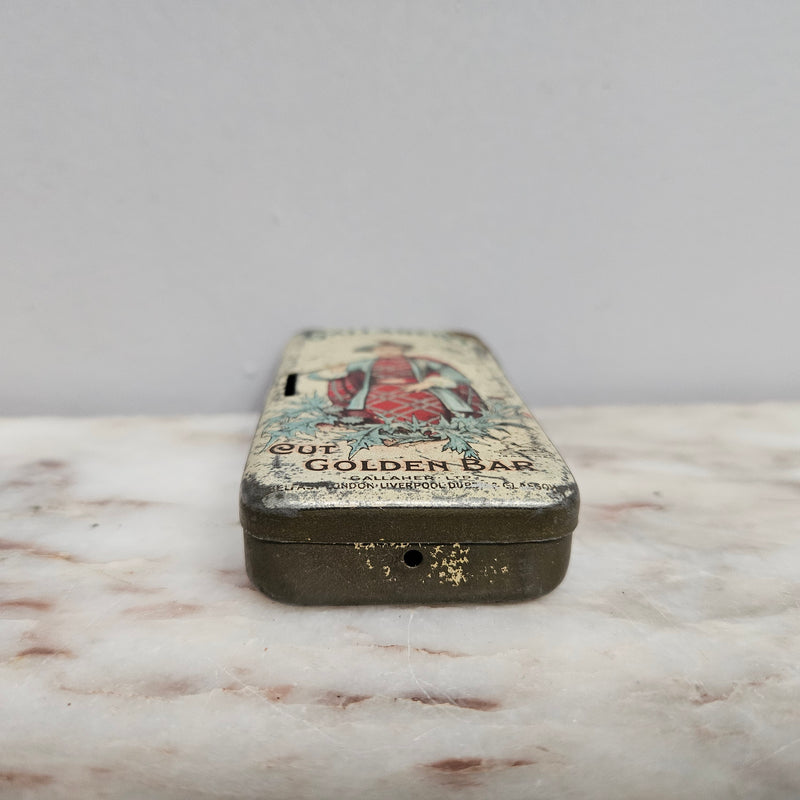 Gallahers Cut Golden Bar Tobacco Tin