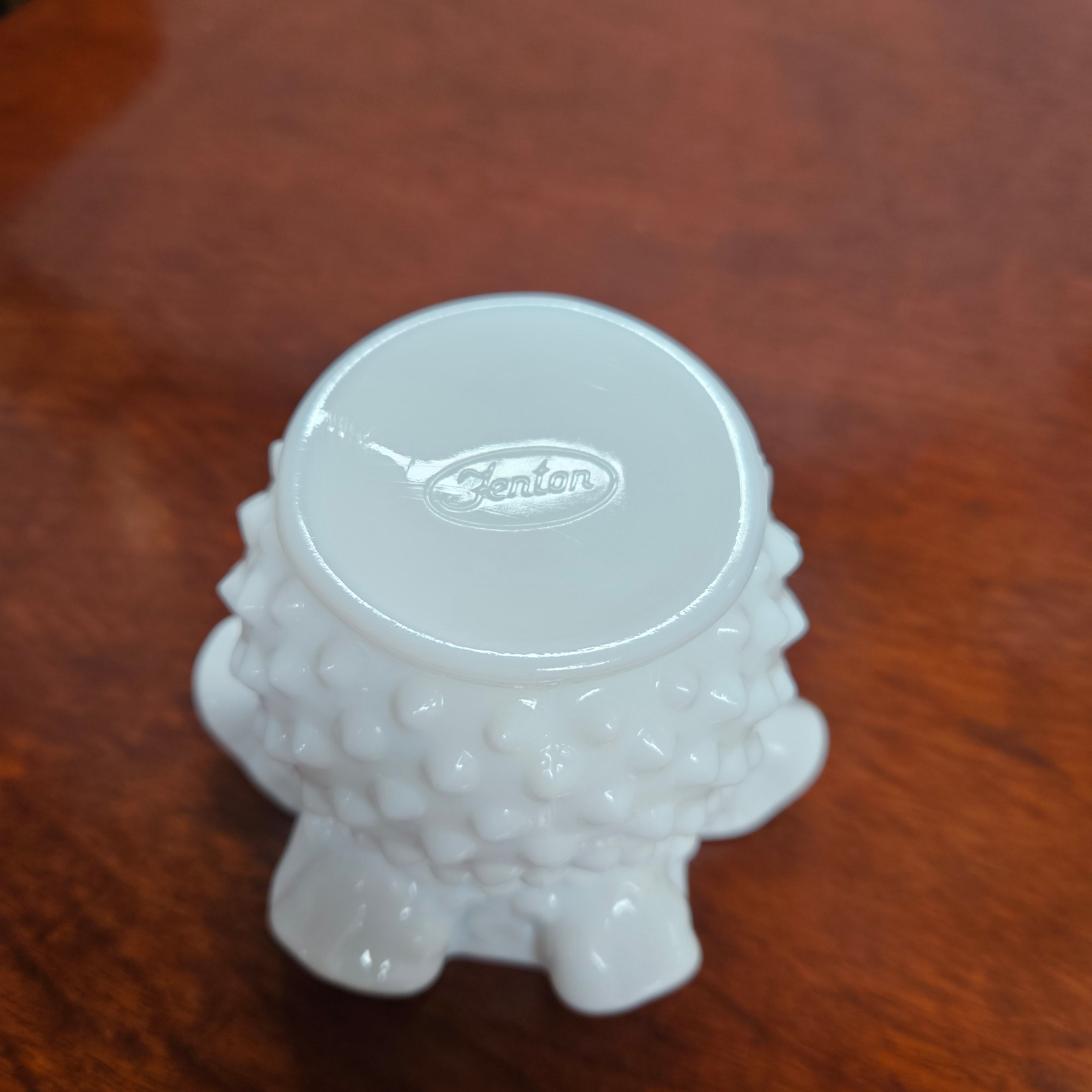 Vintage Milk Glass Fenton Vase