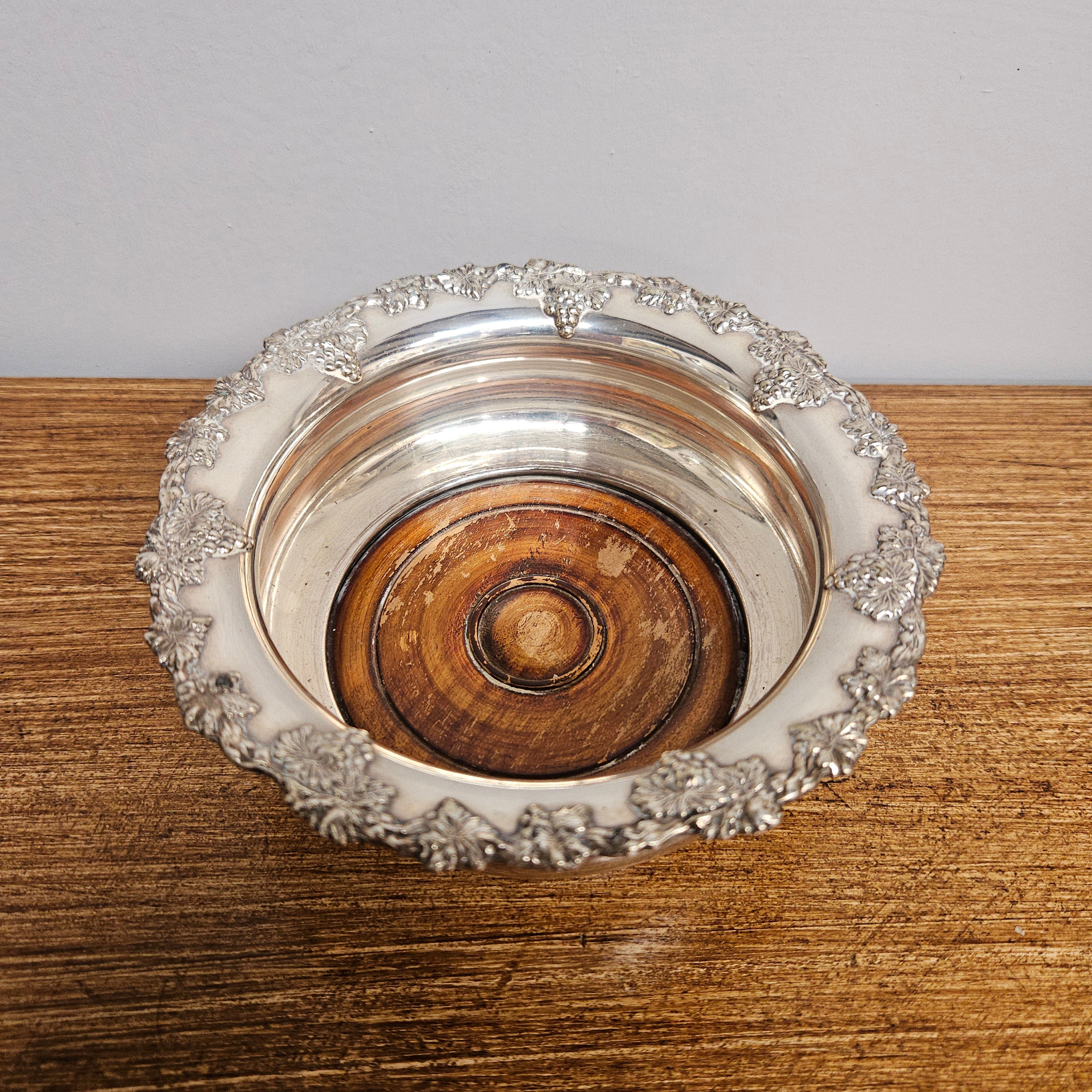 Old Sheffield Plate Wine Coaster | Antique & Vintage | Moonee Ponds Antiques | Australia Wide Delivery