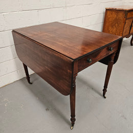 Georgian Mahogany Pembroke Table Regency Style