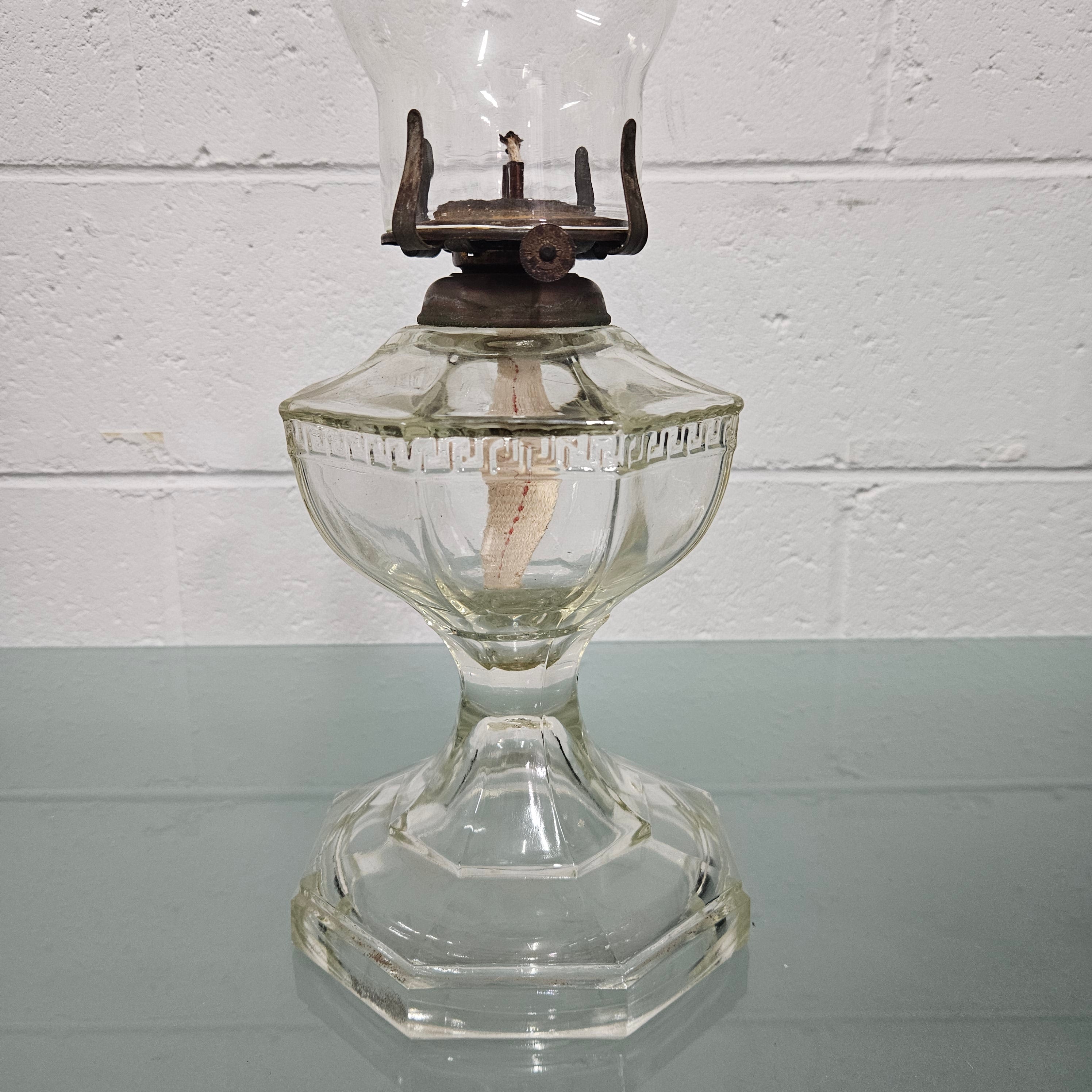 Antique Glass Kero Lamp | Antique & Vintage | Moonee Ponds Antiques | Australia Wide Delivery