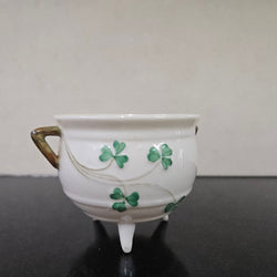 Belleek Small Cauldron Bowl | Antique & Vintage | Moonee Ponds Antiques | Australia Wide Delivery