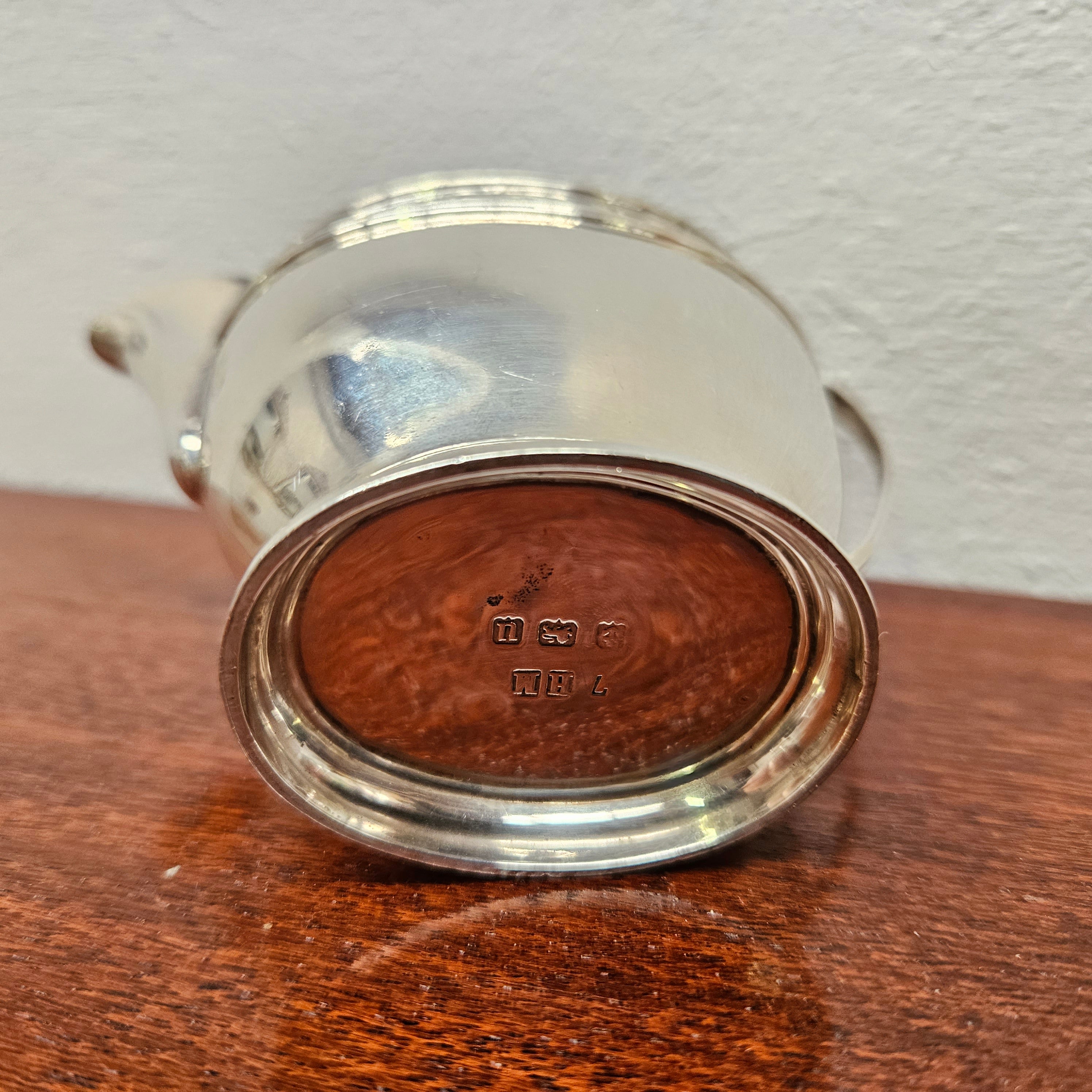 Art Deco Sterling Silver Birmingham Sugar & Creamer Set