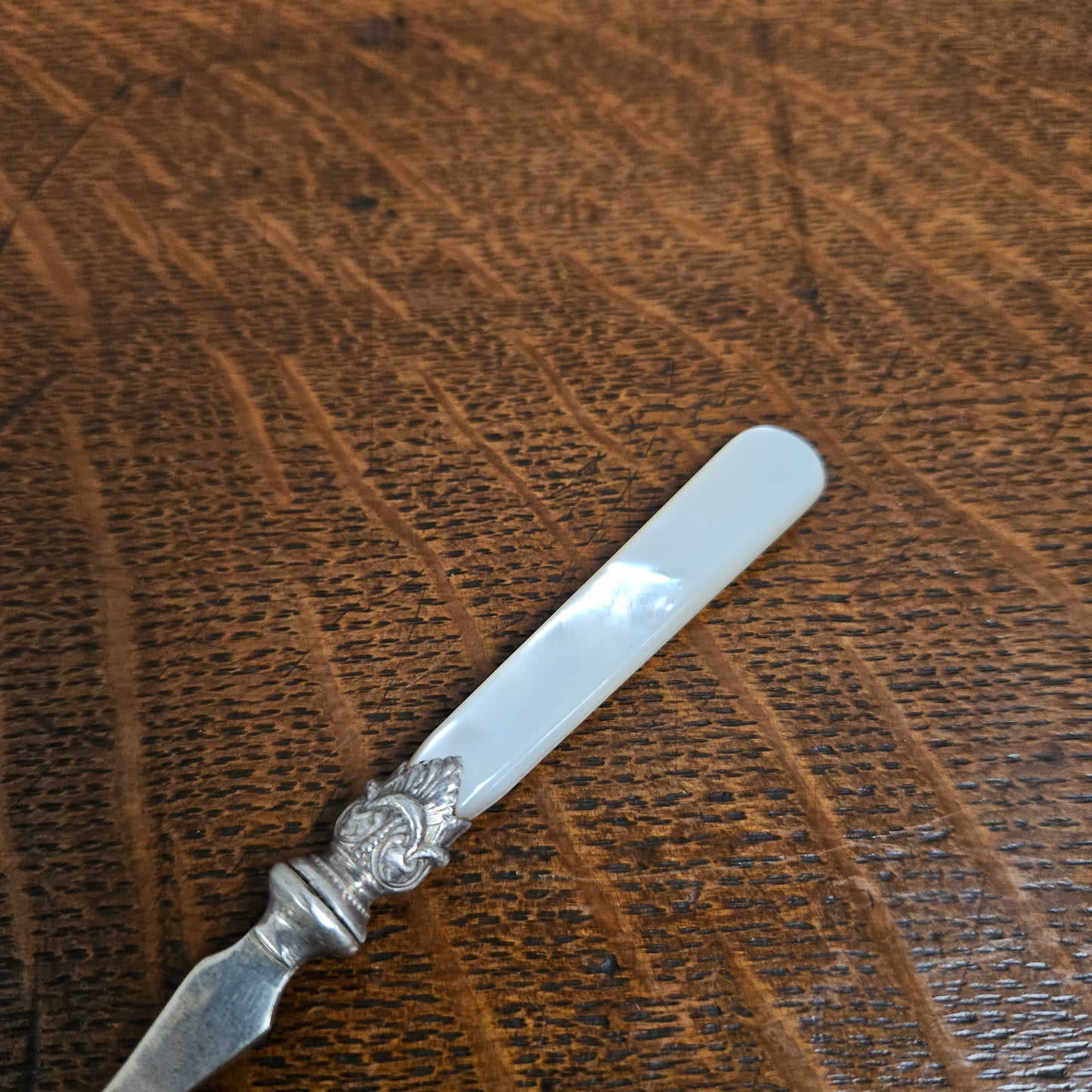 Antique Mother of Pearl & EPNS Silver Fish Fork