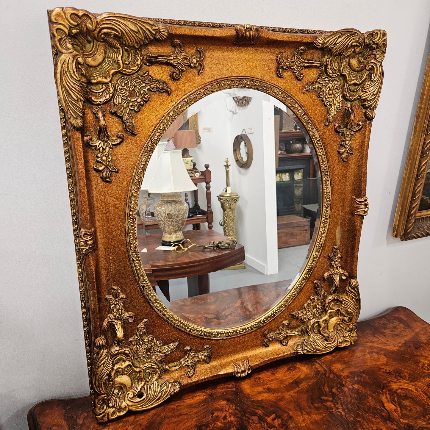 Vintage Decorative Gilt Mirror