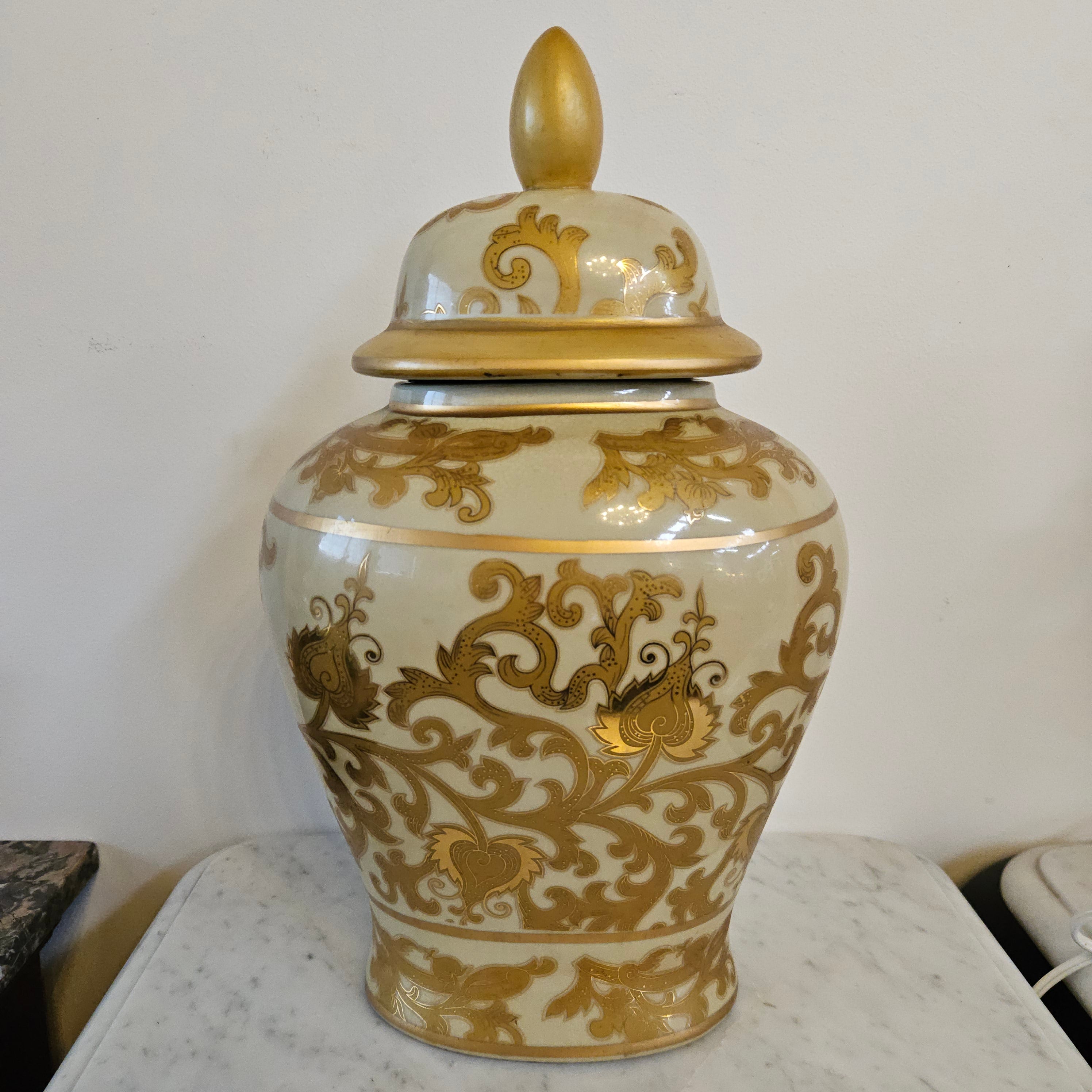 Decorative Porcelain Vase & Lid | Antique & Vintage | Moonee Ponds Antiques | Australia Wide Delivery