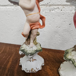 Set of Three Capodimonte Angle Figurines | Antique & Vintage | Moonee Ponds Antiques | Australia Wide Delivery