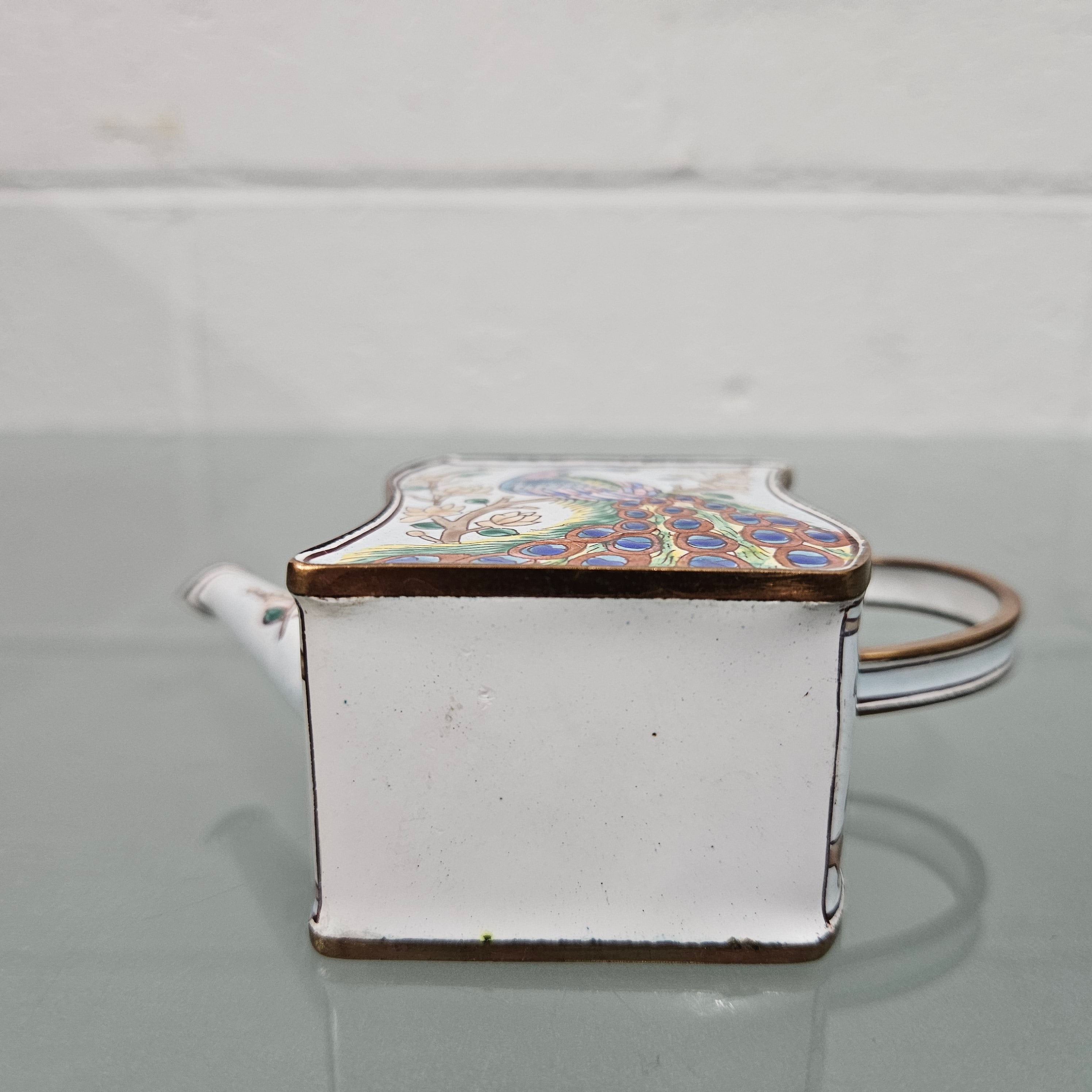 Chinese Enamel & Metal Teapot | Antique & Vintage | Moonee Ponds Antiques | Australia Wide Delivery