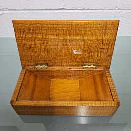 Vintage Tiger Maple Box