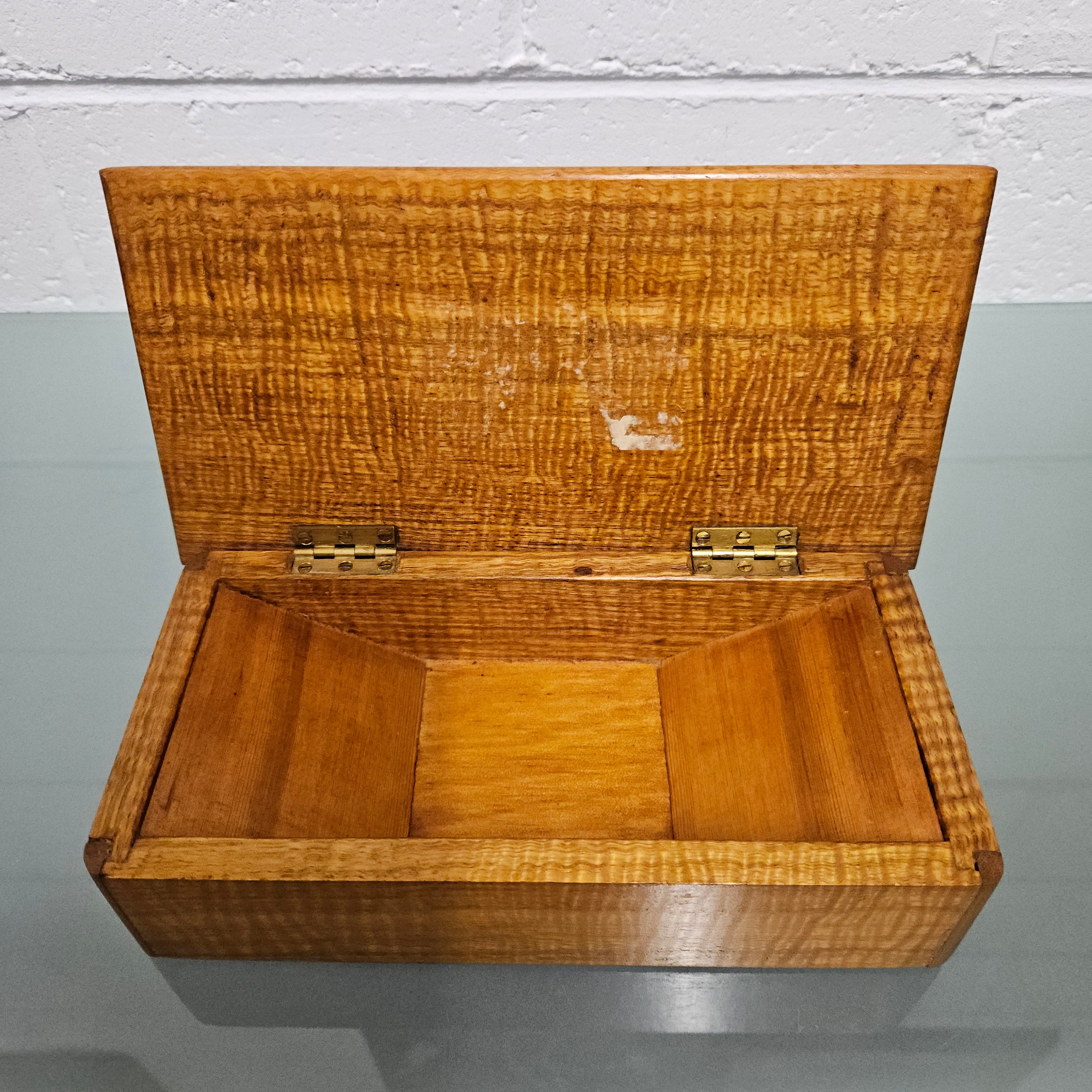 Vintage Tiger Maple Box | Antique & Vintage | Moonee Ponds Antiques | Australia Wide Delivery