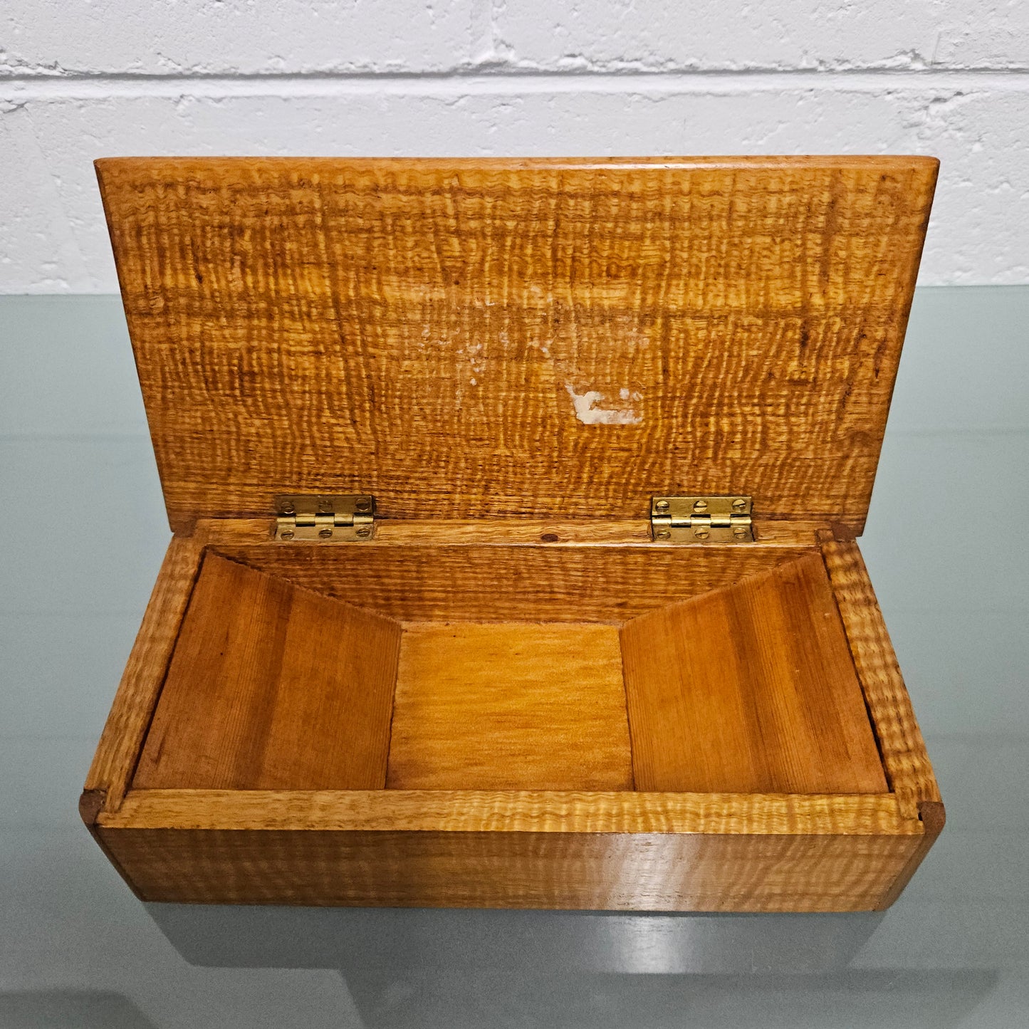 Vintage Tiger Maple Box