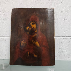 Antique Icon Hand Painted 'The Mother of God Patroness of Moscow' | Antique & Vintage | Moonee Ponds Antiques | Australia Wide Delivery