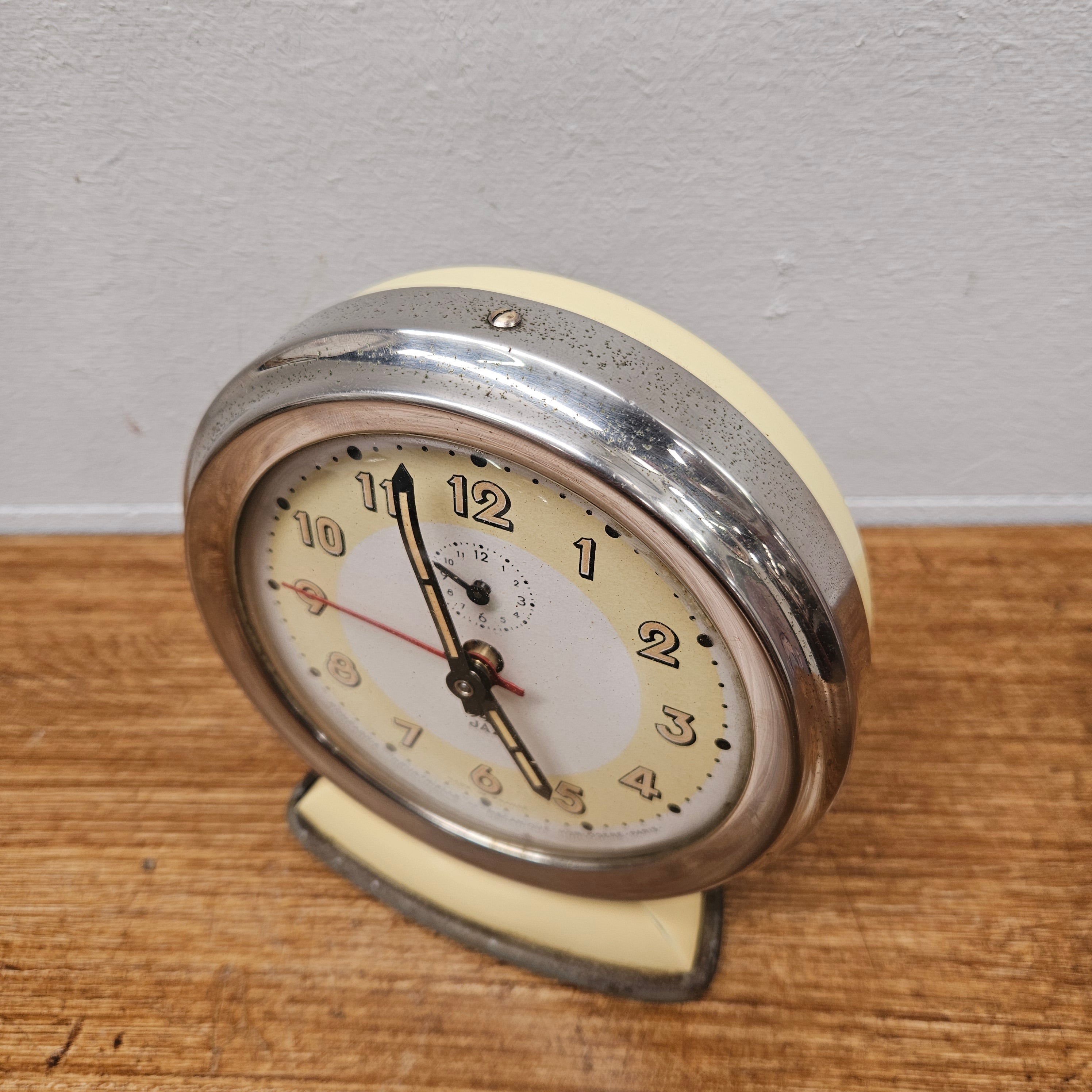 Vintage Jaz French Alarm Clock | Antique & Vintage | Moonee Ponds Antiques | Australia Wide Delivery