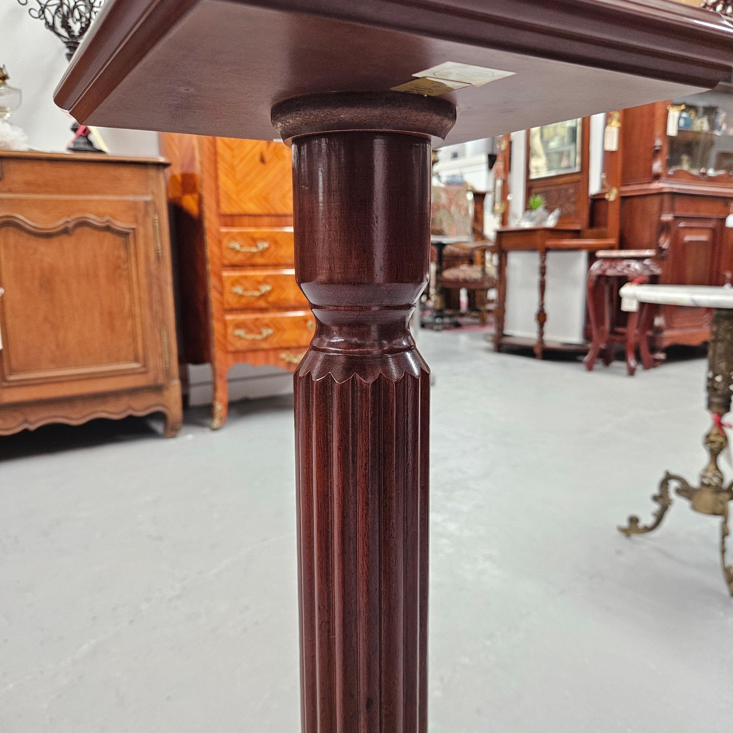 Vintage Fluted Mahogany Pedestal | Antique & Vintage | Moonee Ponds Antiques | Australia Wide