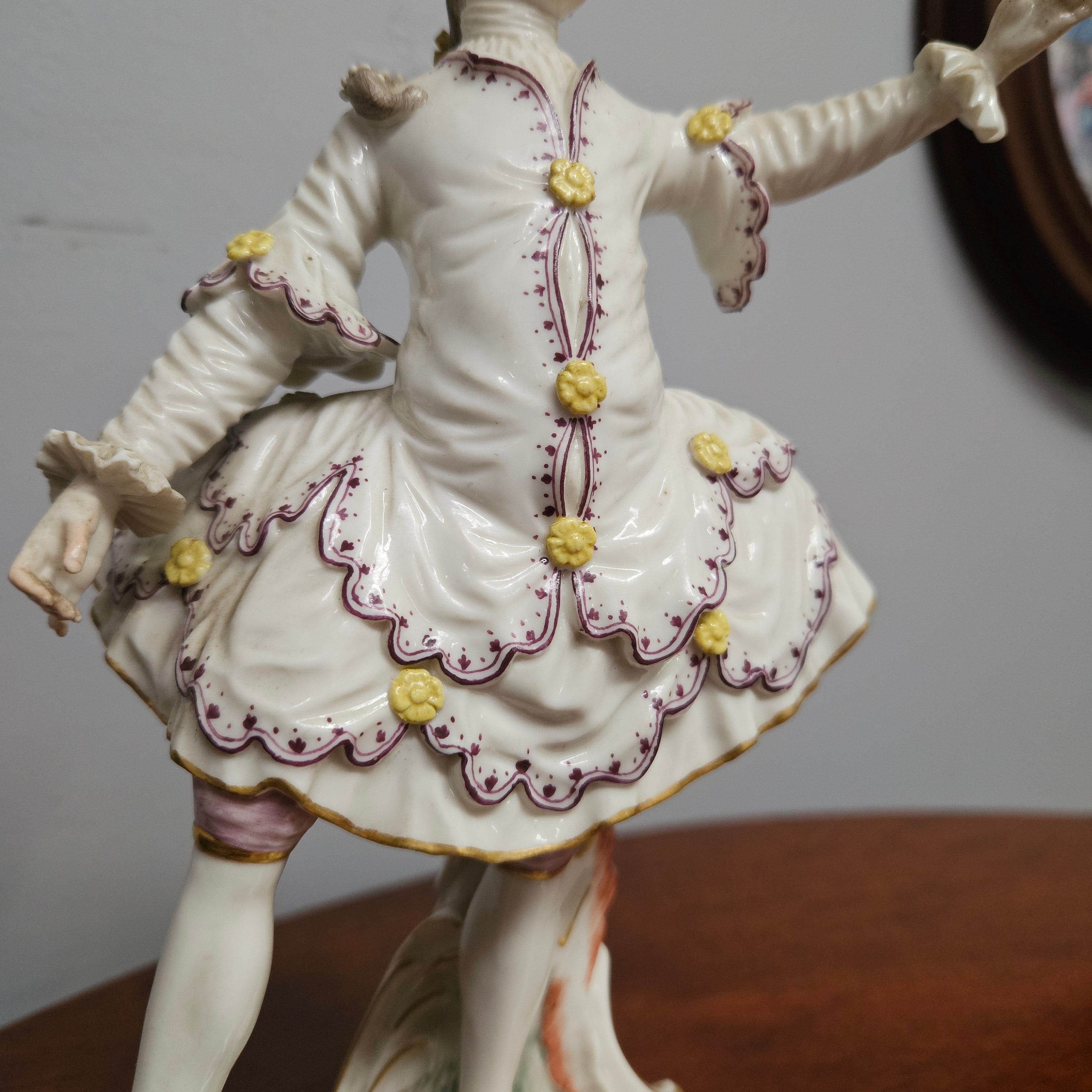 Rare Nymphenburg Antique Rococo-Style Figure