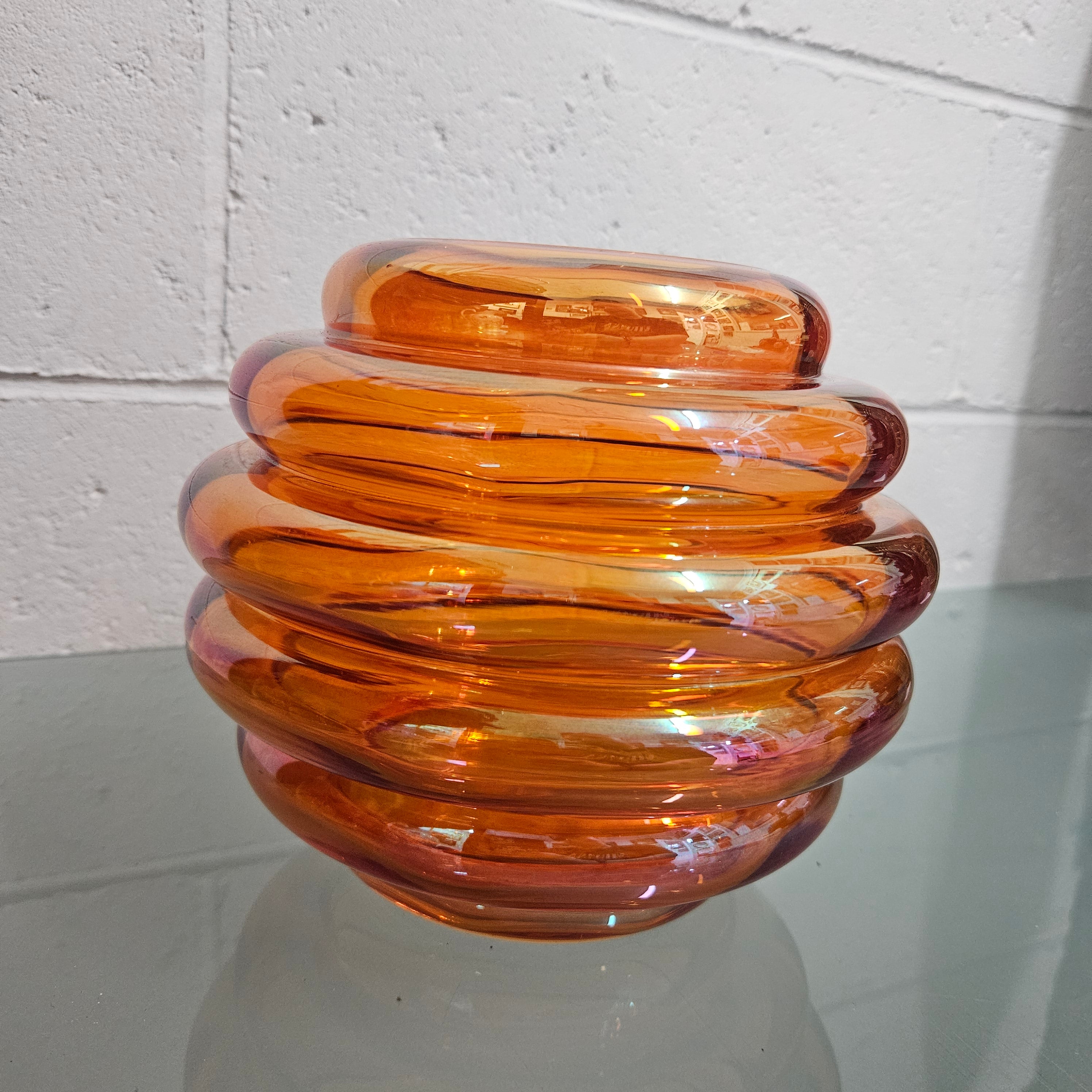 Vintage Carnival Glass Bowl\Vase | Antique & Vintage | Moonee Ponds Antiques | Australia Wide Delivery
