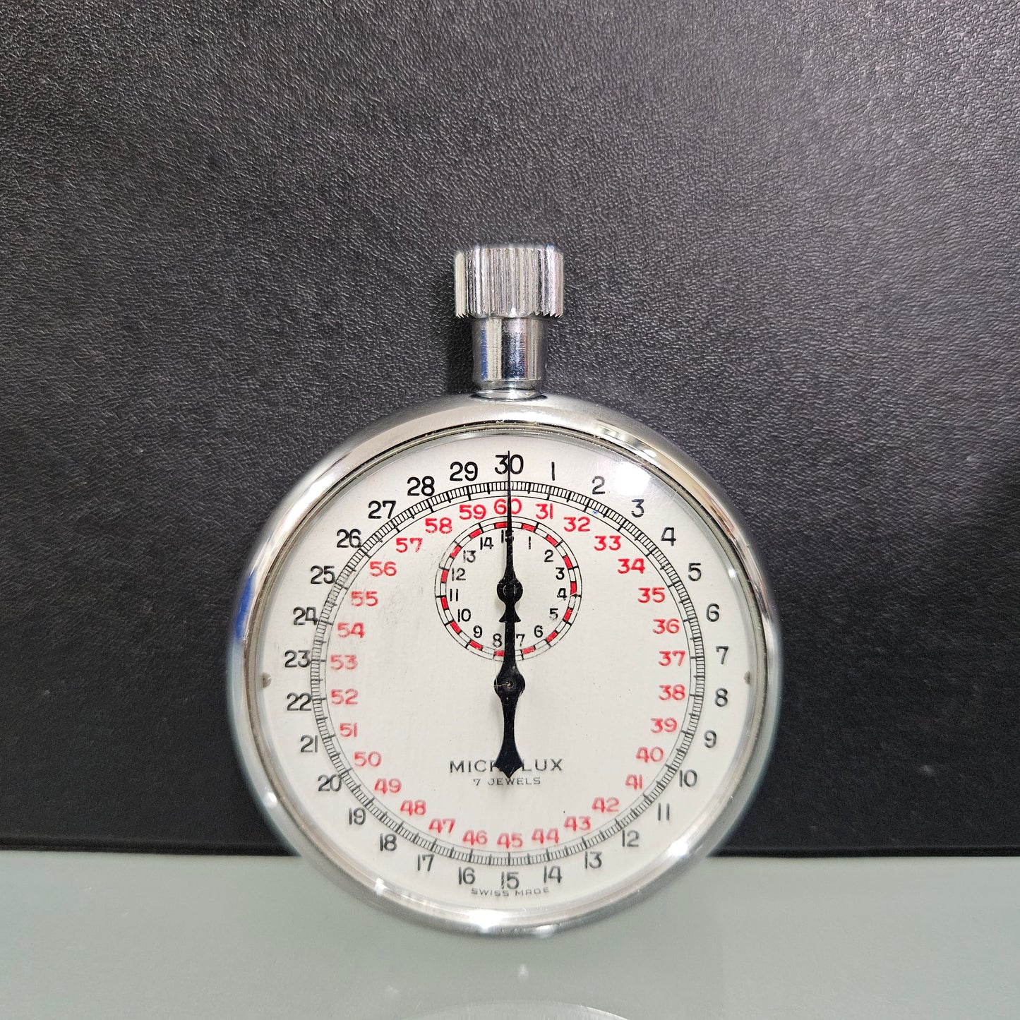 Vintage Swiss Microlux Stopwatch