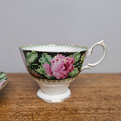 Royal Albert "Needle Point" Trio | Antique & Vintage | Moonee Ponds Antiques | Australia Wide Delivery