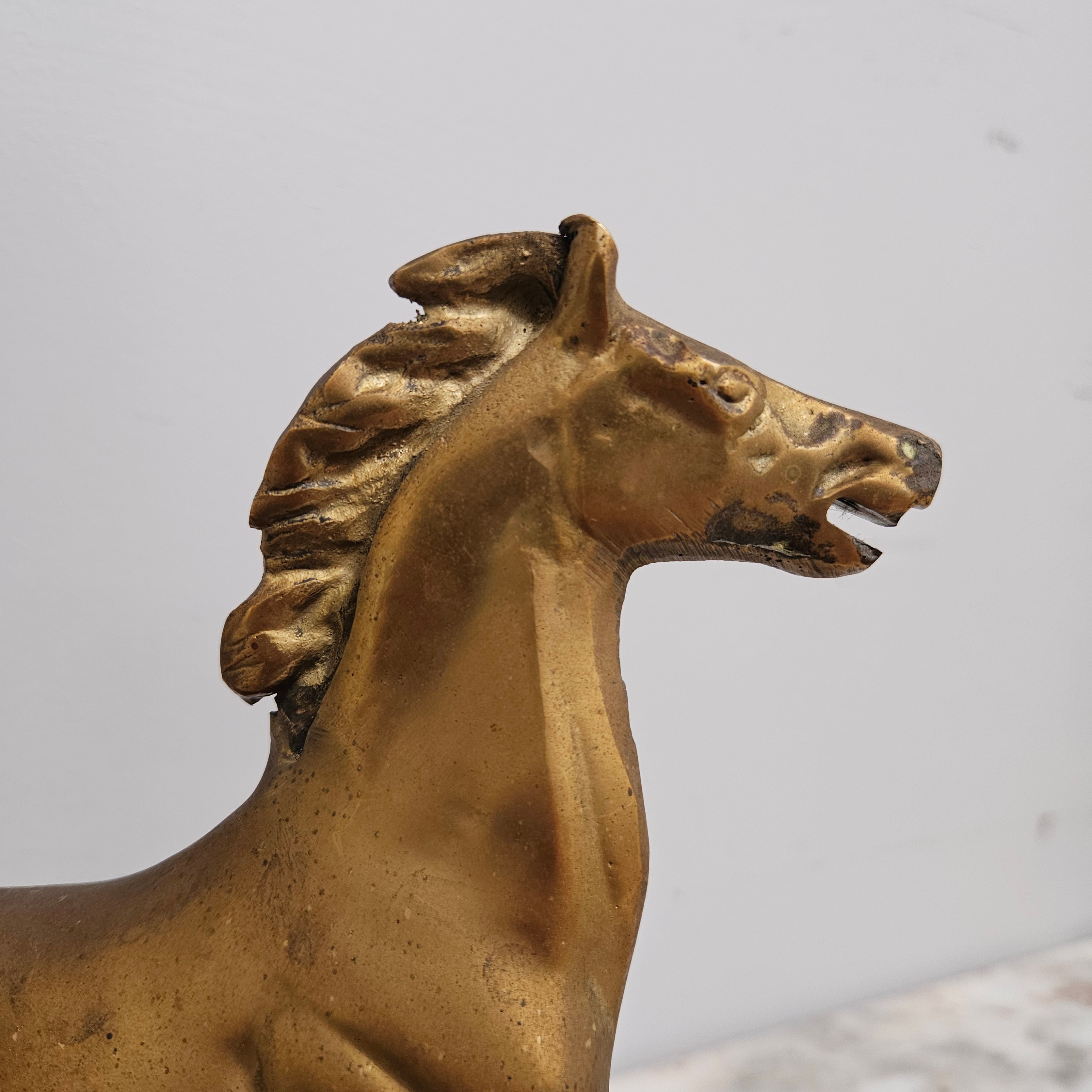 Vintage Bronze Standing Horse | Antique & Vintage | Moonee Ponds Antiques | Australia Wide Delivery