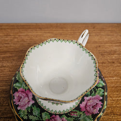 Royal Albert "Needle Point" Trio | Antique & Vintage | Moonee Ponds Antiques | Australia Wide Delivery
