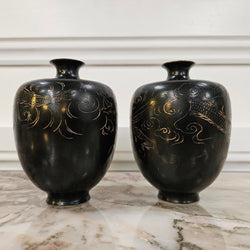 Pair of Antique Japanese Vases | Antique & Vintage | Moonee Ponds Antiques | Australia Wide Delivery