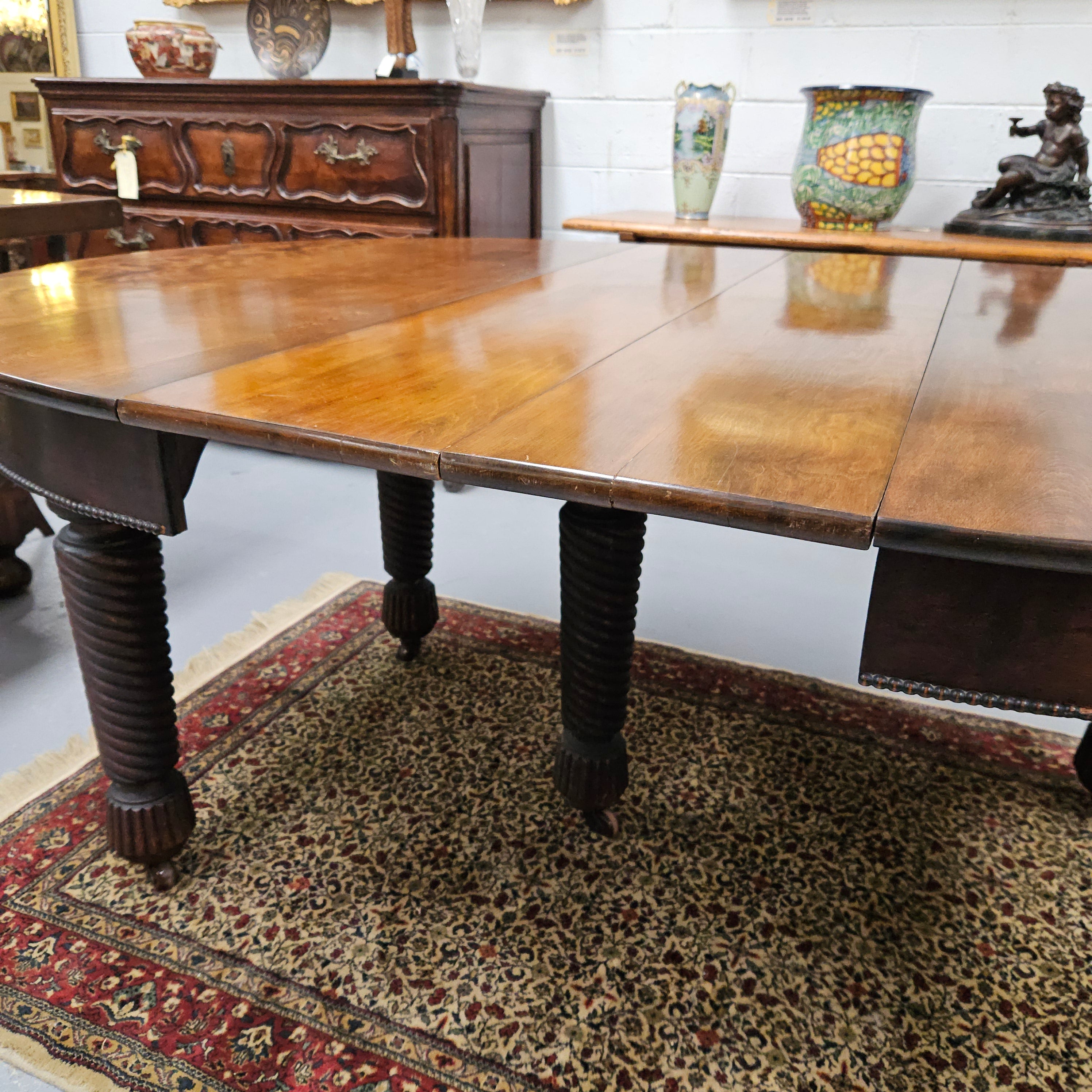 Queensland Coachwood Extension Table | Antique & Vintage | Moonee Ponds Antiques | Australia Wide Delivery