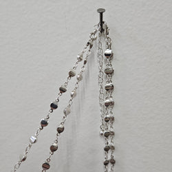 Vintage Silver Plated Double Strand Long Necklace | Antique & Vintage | Moonee Ponds Antiques | Australia Wide Delivery