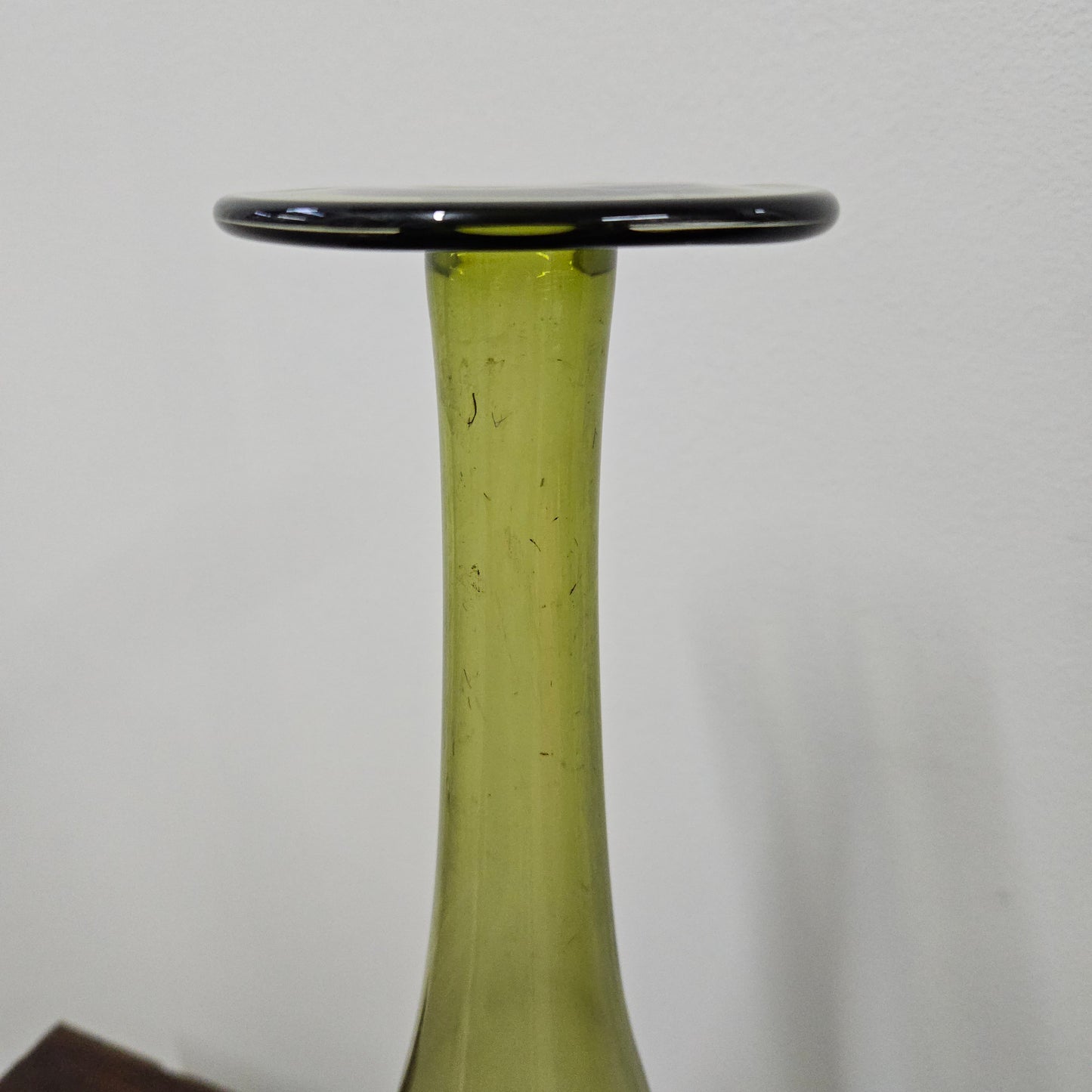 Interesting Glass Vase Attributed To Holmegaard