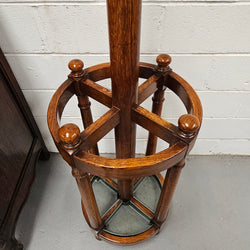 Edwardian Oak Hat/Coat/Umbrella Stand | Antique & Vintage | Moonee Ponds Antiques | Australia Wide Delivery
