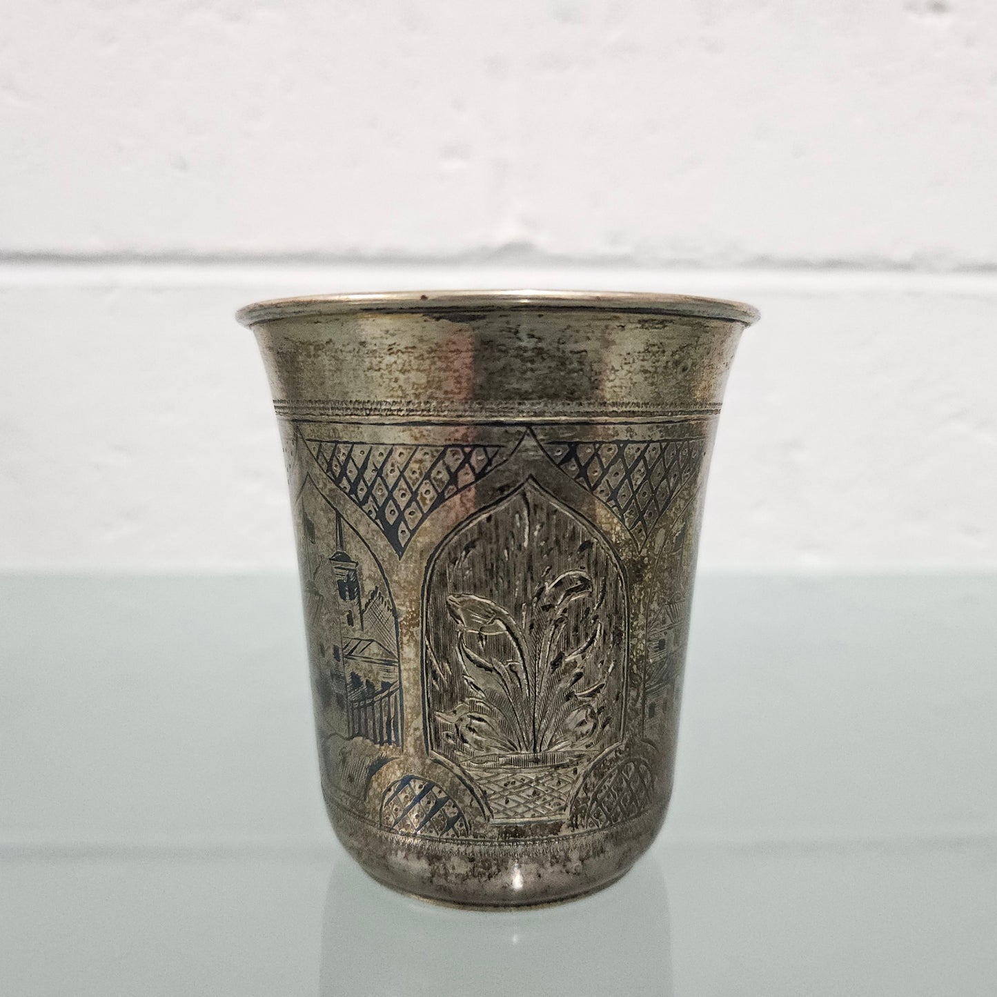 Russian Silver Niello Cup BC1874