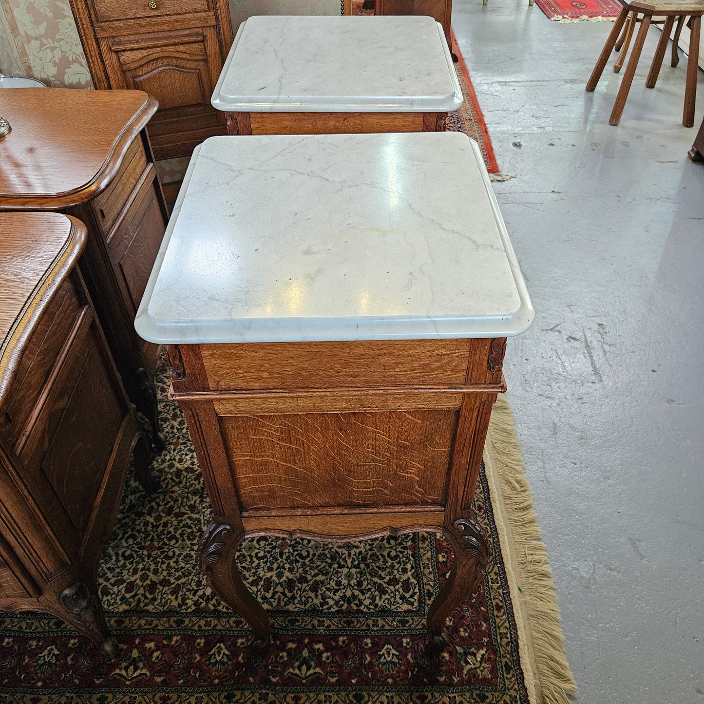 Louis XV Style Pair of Bedside Cabinets