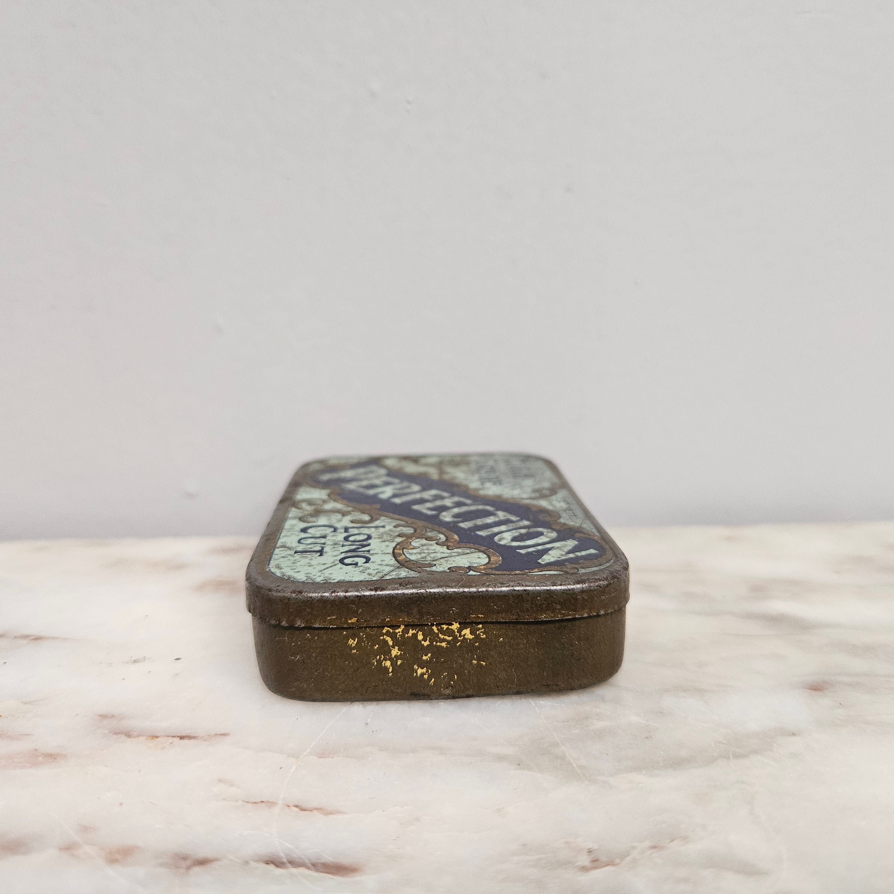 Dudgeon & Arnell (Melbourne, Australia) "Perfection" Long Cut Tobacco Tin 2ozs | Antique & Vintage | Moonee Ponds Antiques | Australia Wide Delivery
