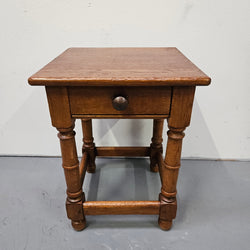 French Oak Farmhouse Style Side Table | Antique & Vintage | Moonee Ponds Antiques | Australia Wide Delivery