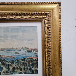 Signed Watercolour of Sydney Harbour 1932 | Antique & Vintage | Moonee Ponds Antiques | Australia Wide Delivery