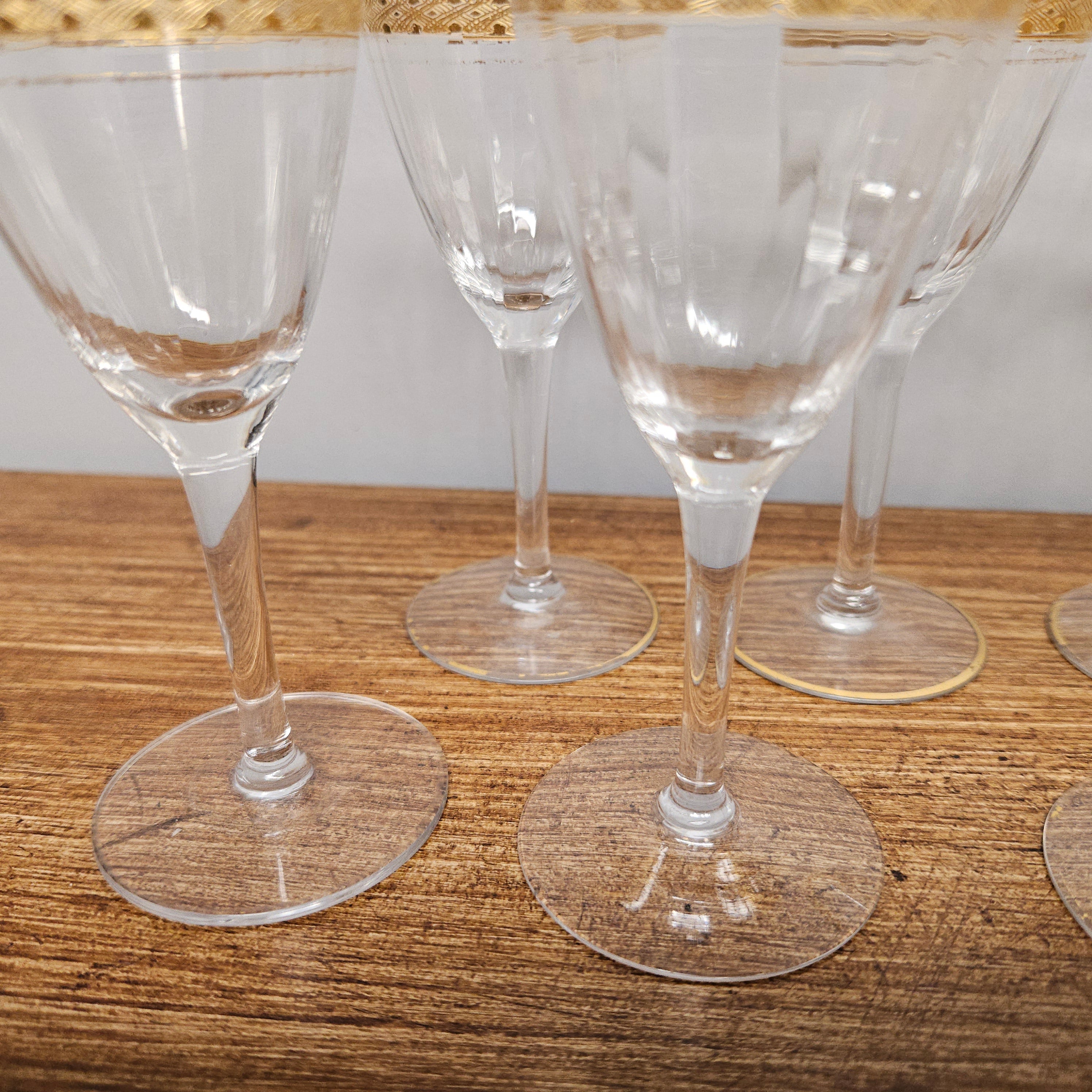 Vintage Set Of 8 Sherry Glasses | Antique & Vintage | Moonee Ponds Antiques | Australia Wide Delivery