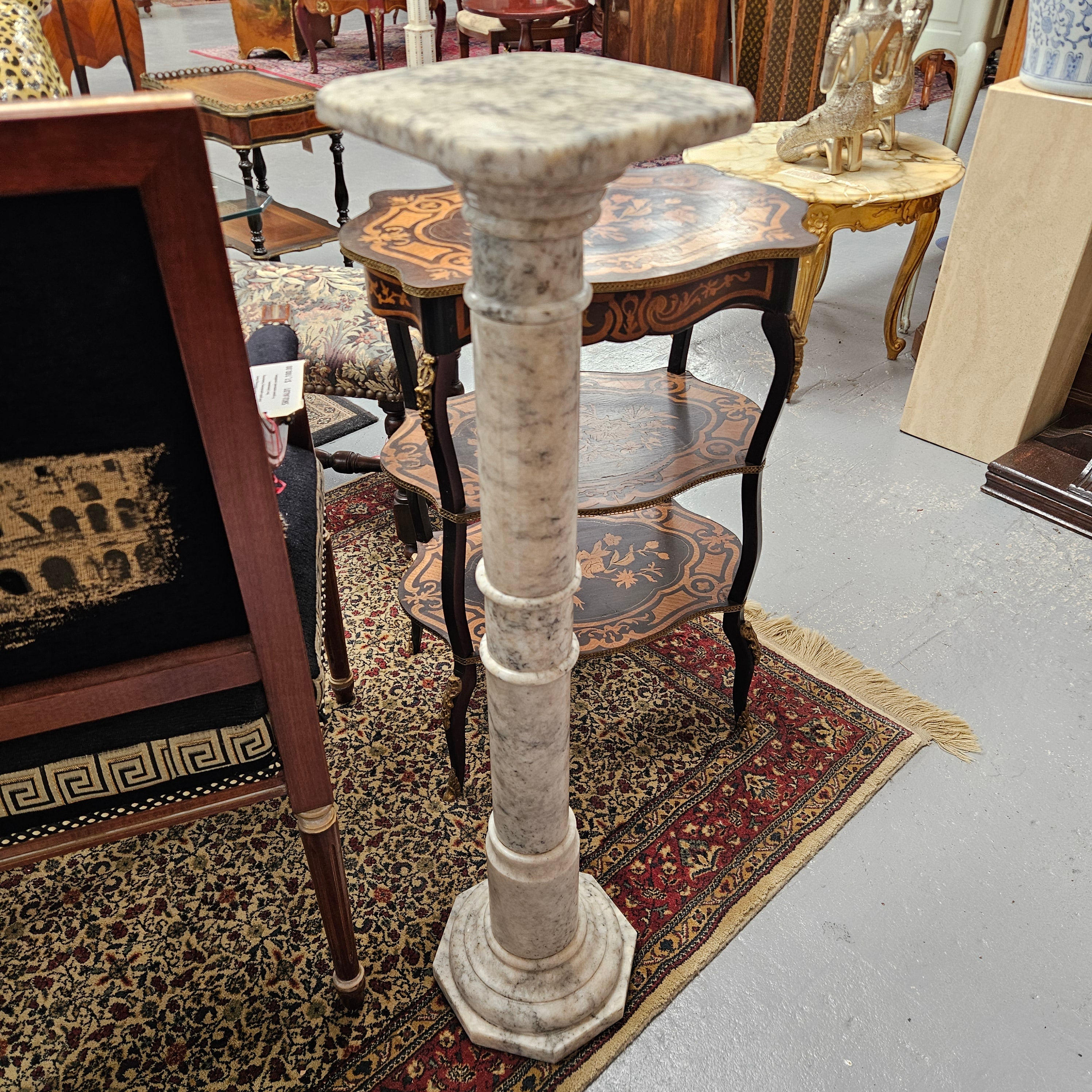 Vintage Marble Pedestal | Antique & Vintage | Moonee Ponds Antiques | Australia Wide Delivery