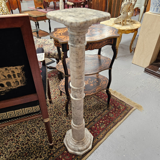 Vintage Marble Pedestal