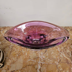 Val Lambert Signed Art Glass Vase | Antique & Vintage | Moonee Ponds Antiques | Australia Wide Delivery
