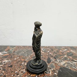 Victorian Miniature Cast Bronze Diana Of Gabii Sculpture | Antique & Vintage | Moonee Ponds Antiques | Australia Wide Delivery