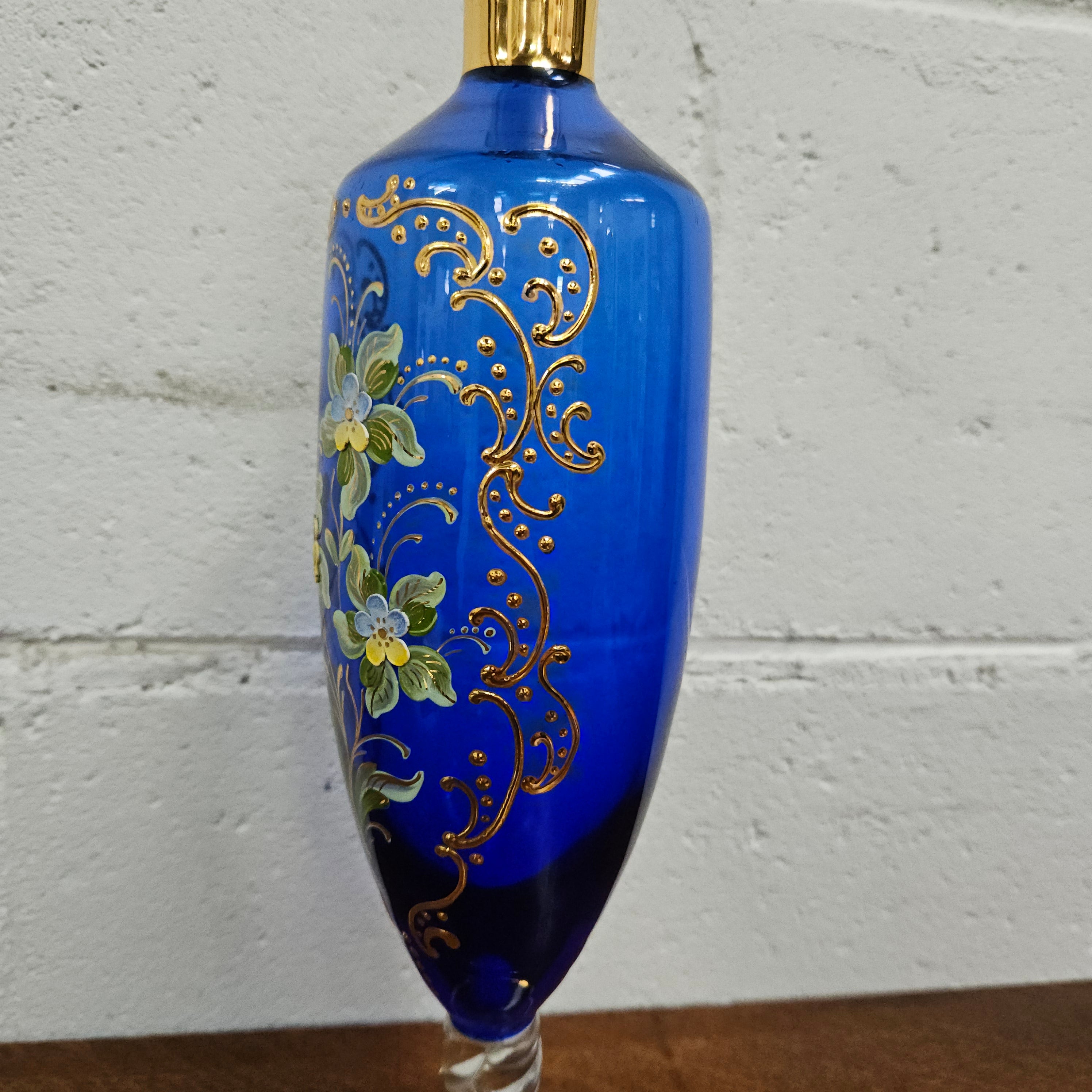 Bohemian Art Glass Decanter | Antique & Vintage | Moonee Ponds Antiques | Australia Wide Delivery