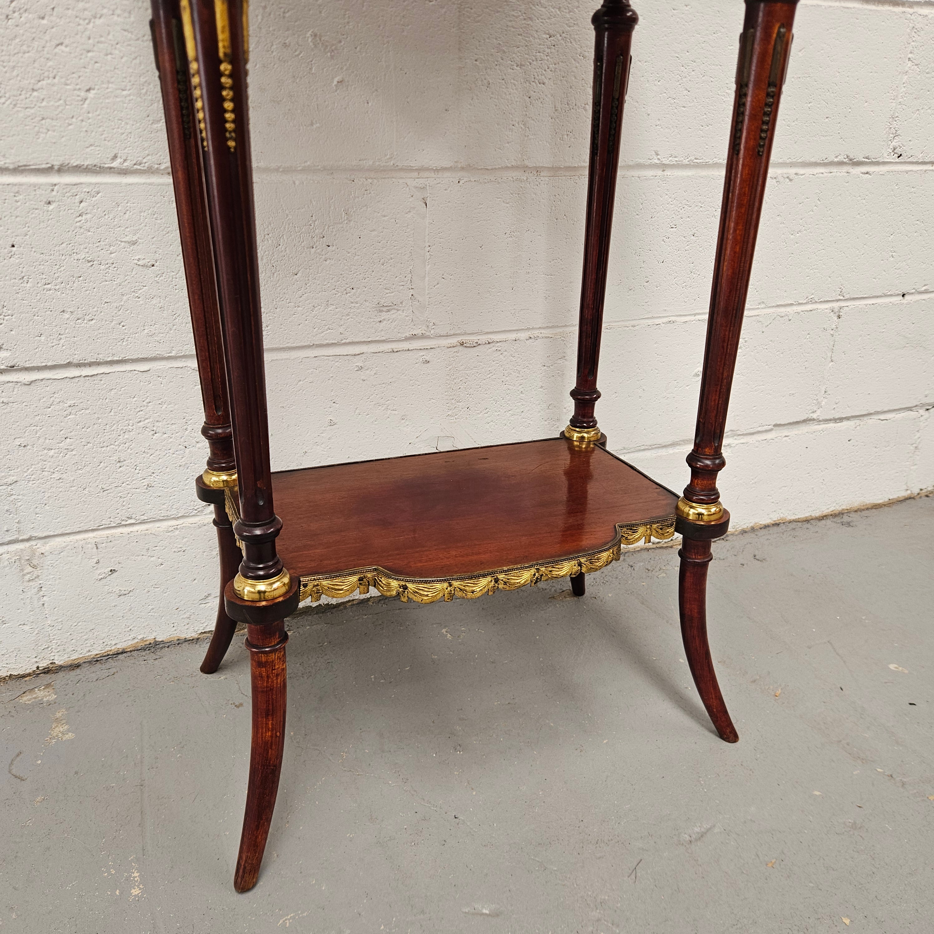 French Louis XVth Style Marble Top Side/Lamp Table | Antique & Vintage | Moonee Ponds Antiques | Australia Wide
