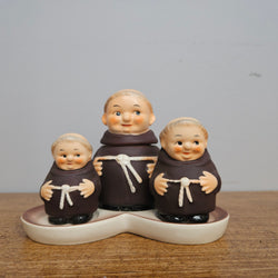 Goebel Friar Tuck Condiments Set | Antique & Vintage | Moonee Ponds Antiques | Australia Wide Delivery