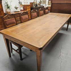 Early 2.8 Meter Tasmanin Huon Pine Farmhouse Dining Table | Antique & Vintage | Moonee Ponds Antiques | Australia Wide Delivery