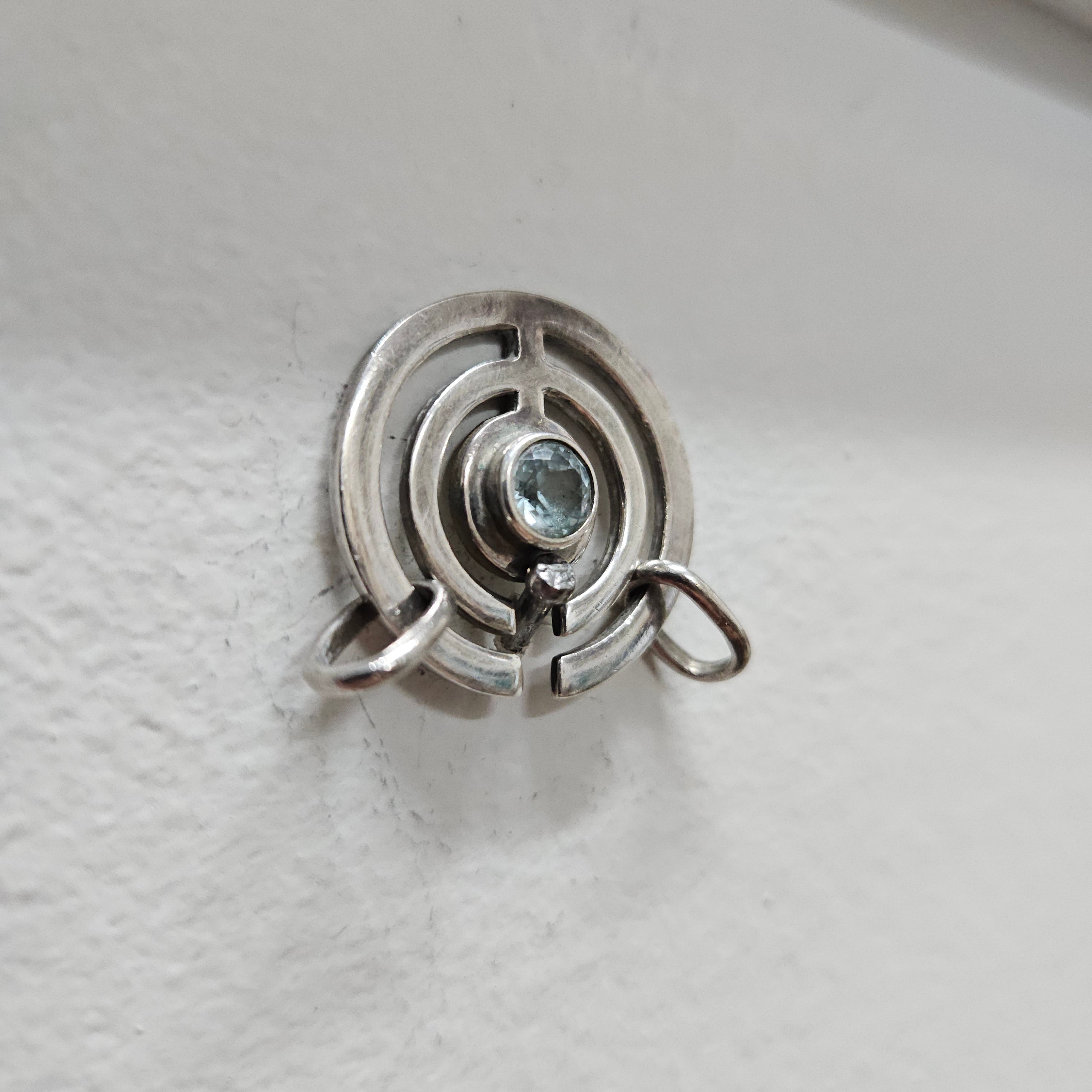 Sterling Silver Scandinavian Design Pendant | Antique & Vintage | Moonee Ponds Antiques | Australia Wide Delivery