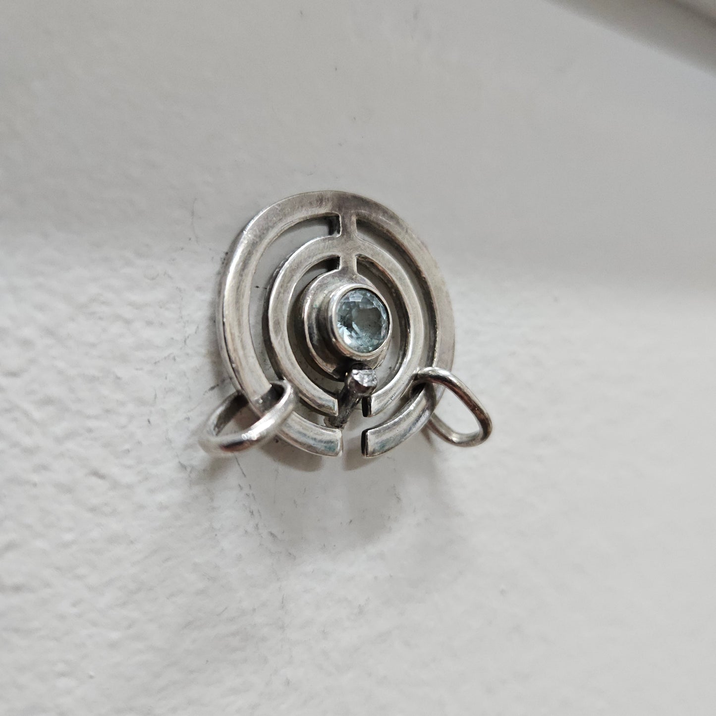 Sterling Silver Scandinavian Design Pendant