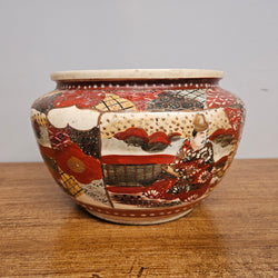 Antique Satsuma Hand Painted Jardiniere Pot | Antique & Vintage | Moonee Ponds Antiques | Australia Wide Delivery